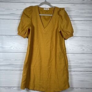 BB Dakota by Steve Madden Women Yellow Casual Dress S‎